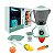 Kit Liquidificador Brinquedo Cozinha Gira 360 Cortar Frutas - Imagem 1