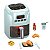 Air Fryer Mini Cozinha Fritadeira Brinquedo Comida Muda Cor - Imagem 1