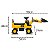 Andador De Bebê Trator Infantil Carrinho Passeio Caterpillar - Imagem 10