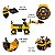 Andador De Bebê Trator Infantil Carrinho Passeio Caterpillar - Imagem 3