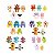 Fantoches De Dedo 5 Bonecos Dedoches Animais Baby Miniatura - Imagem 1