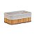 Jogo 3 Cestos Bambu Organizador Multiuso Decorativo C/ Forro - Imagem 9