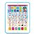 Tablet Bilingue Brinquedo Educativo Letras Número Música 6x1 - Imagem 5
