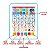 Tablet Bilingue Brinquedo Educativo Letras Número Música 6x1 - Imagem 3