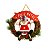 Guirlanda Feliz Natal Boneco De Neve Decoração Natalina 25cm - Imagem 5
