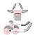 Roda Abdominal Dupla Apoio Cotovelo Exercício Lombar Abdomen - Imagem 15