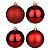 Kit 24 Bolas Natal 10cm Decoração Natalina Enfeite Árvore - Imagem 7