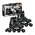 Patins Ajustável Infantil 4 Rodas Led Freio Brinquedo Roller - Imagem 7
