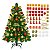 Árvore De Natal Decoração Natalina 1,5m 60 Enfeite Led Pisca - Imagem 1