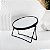 Espelho De Mesa Maquiagem Ótica Dupla Face Aumento 3x Metal - Imagem 5