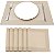 Kit Jogo Americano Retangular Impermeável 45x30cm - 6 Peças - Imagem 5