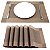Kit Jogo Americano Retangular Impermeável 45x30cm - 6 Peças - Imagem 2