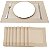 Kit Jogo Americano Retangular Impermeável 45x30cm - 8 Peças - Imagem 16