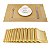 Kit Jogo Americano Retangular Impermeável 45x30cm - 12 Peças - Imagem 9