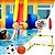 Brinquedo Piscina Água Polo Aquático Cesta Basquete Gol 2x1 - Imagem 7