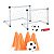 Kit Futebol Gol Trave Golzinho 2 Em 1 + Bola Cones de Treino - Imagem 1