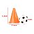 Kit Futebol Gol Trave Golzinho 2 Em 1 + Bola Cones de Treino - Imagem 9