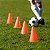 Kit Treino De Futebol Com 4 Cones E Bola Infantil Escolinha - Imagem 3