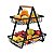 Fruteira De Mesa 2 Andares Cesto Organizador Frutas Legumes - Imagem 1