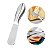 Manteigueira Inox Porta Margarina Com Tampa + Espátula Pasta - Imagem 5
