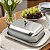Manteigueira Inox Porta Margarina Com Tampa + Kit 4 Espátula - Imagem 2