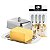 Manteigueira Inox Porta Margarina Com Tampa + Kit 4 Espátula - Imagem 1
