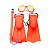 Kit Mergulho Infantil Snorkel Óculos Nadadeira Praia Piscina - Imagem 9