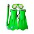 Kit Mergulho Infantil Snorkel Óculos Nadadeira Praia Piscina - Imagem 6