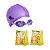 Kit Natação Piscina Touca Óculos Mergulho + Boia De Braço - Imagem 2