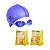 Kit Natação Piscina Touca Óculos Mergulho + Boia De Braço - Imagem 4