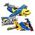 Avião De Carga Resgate Brinquedo Helicóptero E 4 Carrinhos - Imagem 3
