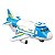 Avião De Carga Resgate Brinquedo Helicóptero E 4 Carrinhos - Imagem 4