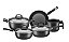 Jogo De Panelas Frigideira Antiaderente Safira Mta 5 Peças - Imagem 1
