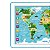 Mapa Mundo Brinquedo Educativo Eletrônico Animais Continente - Imagem 6