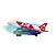 Brinquedo Infantil Avião Gira 360º Bate e Volta Luz e Som - Imagem 5