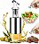 Kit 2 Galheteiros Vidro 200ml Azeite Vinagre Bico Dosador - Imagem 9