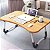 Mesa Multiuso Dobrável Suporte Notebook Café Cama Estudo MDF - Imagem 5