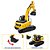 Trator De Controle Remoto Construção Brinquedo Recarregável - Imagem 18