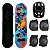 Skate DM Radical Infantil com Kit de Proteção Completo 77cm - Imagem 2