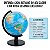 Globo Terrestre Giratório Mapa-Mundi Topografia 25 cm - Imagem 3