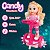 Brinquedo Boneca Candy Hoverboard Infantil Com Luz e Música - Imagem 2
