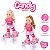 Boneca Patinadora Infantil Candy Patins Luz Som Movimento - Imagem 5
