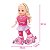 Boneca Patinadora Infantil Candy Patins Luz Som Movimento - Imagem 8