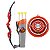 Brinquedo Arco Flecha Infantil Mira Certa Alvo Aljava 65cm - Imagem 5