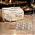 Kit Jogo de Copos para Shot Dose Borda de Ouro 6 Peças 50 ml - Imagem 3