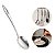 Colher de Mesa Aço Inoxidável Resistente Grande Servir Alimentos 26 cm - Imagem 7