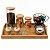 Bandeja Bambu Café Kit Canecas Potes Alimentos Porta Cápsula - Imagem 3
