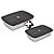 Kit 2 Potes Multiuso Vedação Tampa Hermética Inox 1200 650ml - Imagem 4