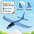 Avião Planador 51cm Super Leve Brinquedo Infantil Voo Longo - Imagem 8