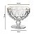 Jogo 6 Taças Sobremesa Coquetel Vidro Diamond Fio Ouro 310ml - Imagem 5